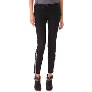 Rag & Bone/JEAN Embroidered Devi Jeans, size 28